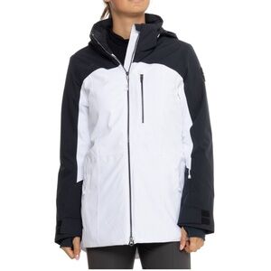 Obermeyer Women's First Chair Ski Jacket - Black and White